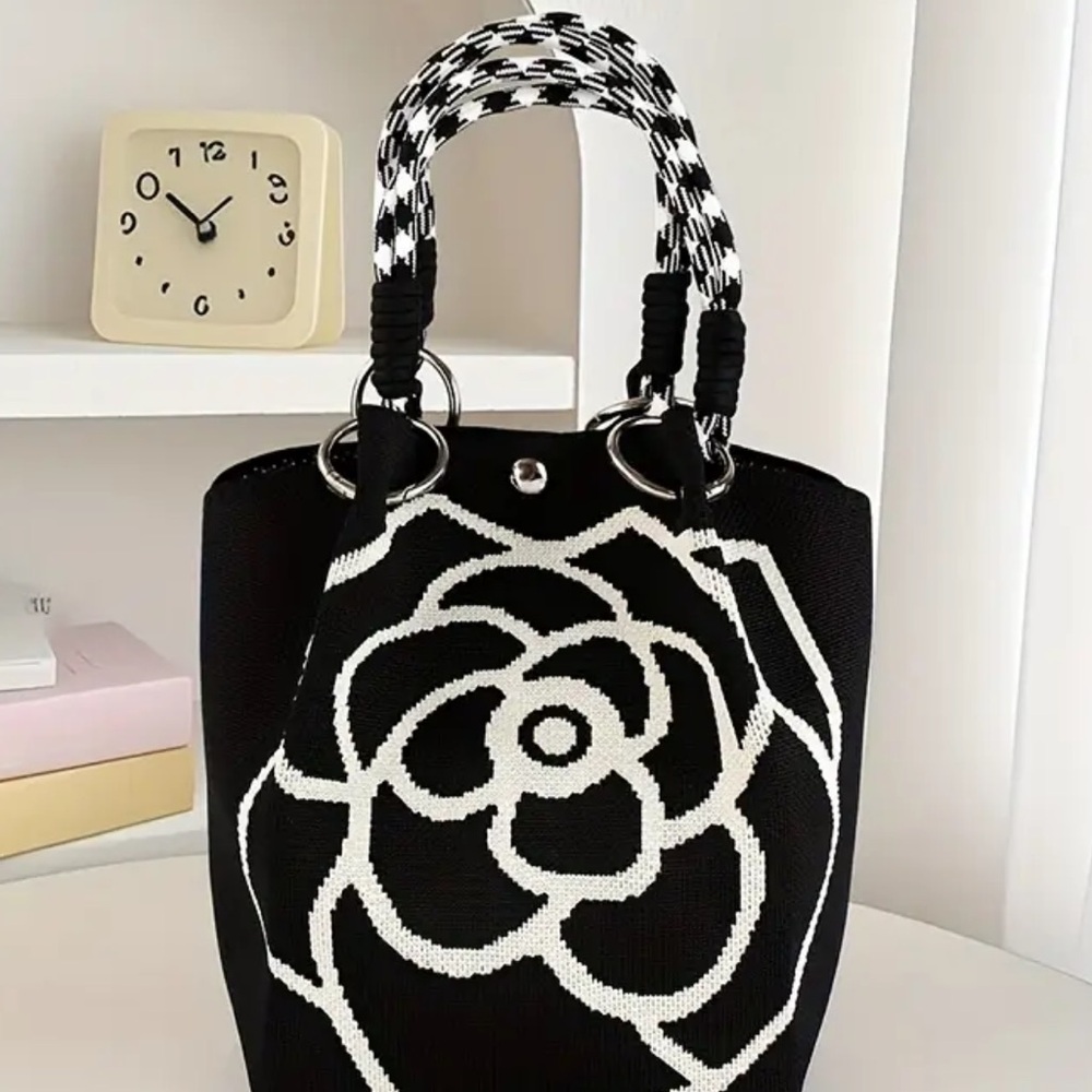 Flower tote bag